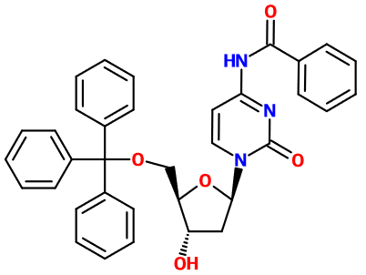 MC080632 5'-O-Trityl-N4-benzoyl-2'-deoxycytidine (图片) MC080632 5'-O-Trityl-N4-benzoyl-2'-deoxycytidine